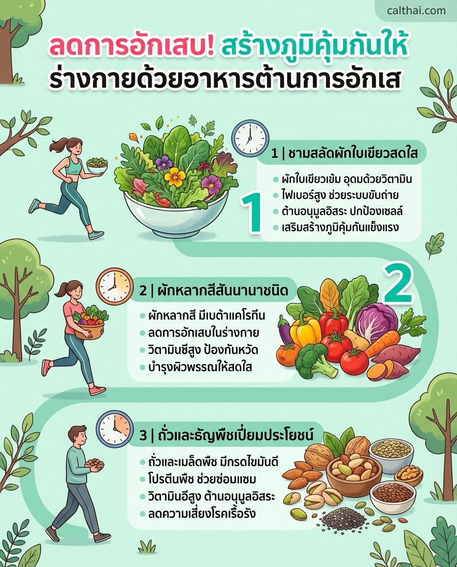 ลดการอักเสบ! สร้างภูมิคุ้มกันใ