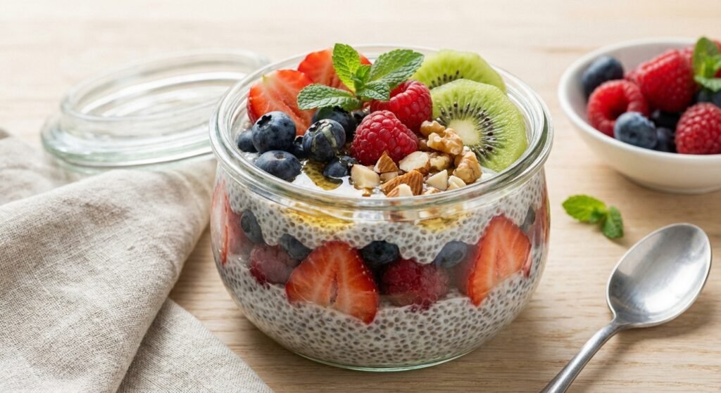 อาหารเช้าเมล็ดเจีย: 10+ เมนูง่ 1