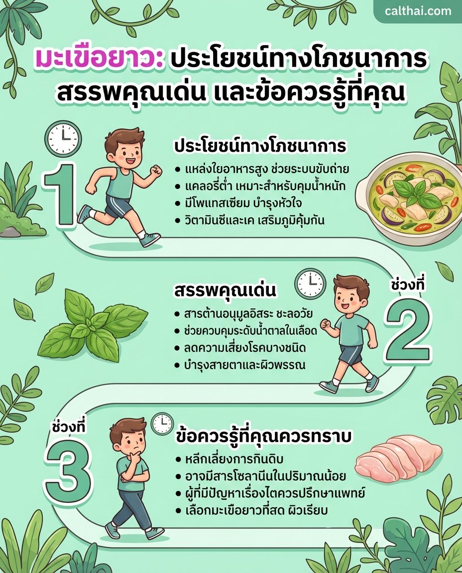 มะเขือยาว: ประโยชน์ทางโภชนาการ