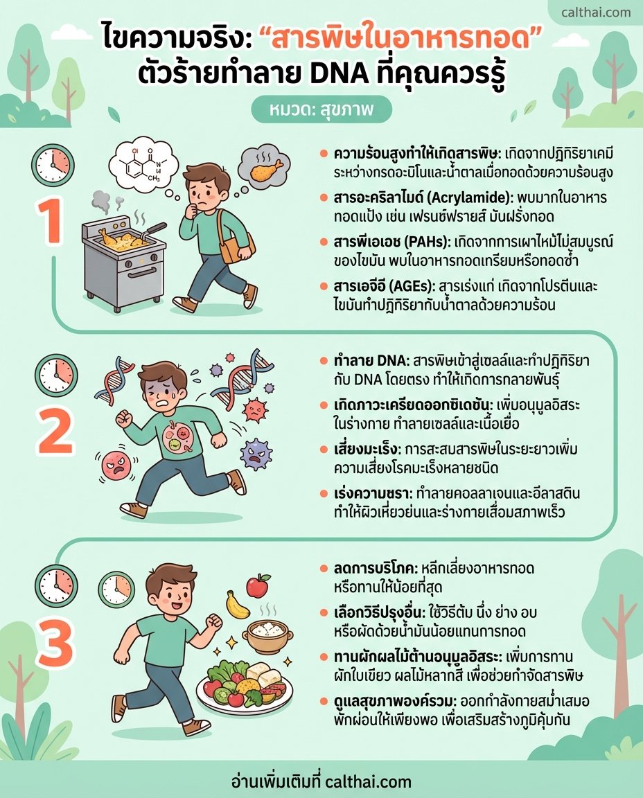 ไขความจริง: 'สารพิษในอาหารทอด'