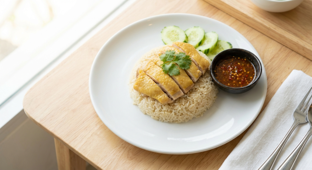 ข้าวมันไก่กี่แคล เปรียบเทียบแคลอรี่