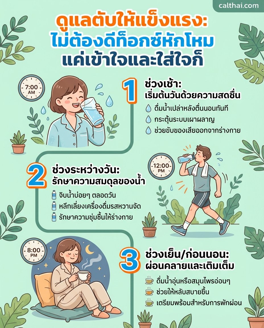 ดูแลตับให้แข็งแรง: ไม่ต้องดีท็