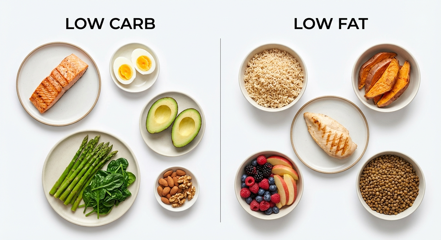 Low Carb Low Fat ลดน้ำหนัก