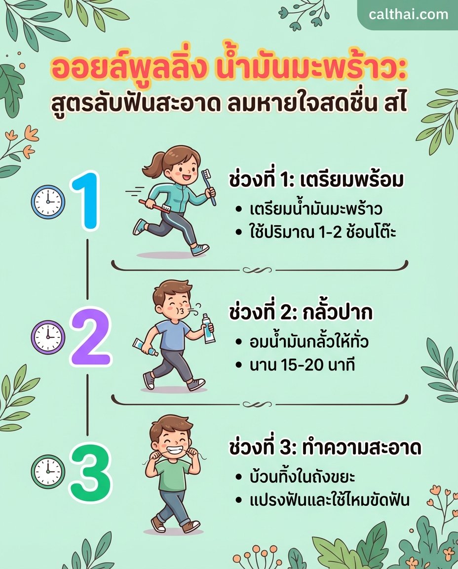 ออยล์พูลลิ่ง น้ำมันมะพร้าว: สู