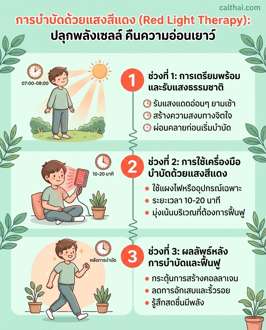 การบำบัดด้วยแสงสีแดง (Red Ligh