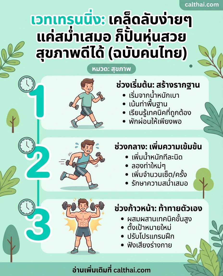 เวทเทรนนิ่ง: เคล็ดลับง่ายๆ แค่